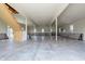 Spacious unfinished basement offering potential for customization and additional living space at 5752 River Rd, Waldron, IN 46182