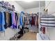 Walk-in closet providing ample storage and organization for clothing, accessories, and personal items at 6705 Park Grove Blvd, Whitestown, IN 46075