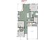Spacious open-concept floor plan with a large living area, kitchen, bedrooms, and two-car garage at 7227 Bailow Ct, McCordsville, IN 46055