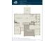 Lancaster Crossing's Greenfield Floor Plan includes a kitchen, cafe, and 2-car garage at 815 Allandale Ave, Westfield, IN 46074