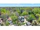 A home situated among lush greenery with a view of surrounding properties and trees at 828 Woodruff Place Middle Dr, Indianapolis, IN 46201