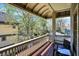 Spacious porch overlooking the neighborhood, great for outdoor entertainment at 828 Woodruff Place Middle Dr, Indianapolis, IN 46201
