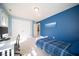 Bright bedroom with plenty of natural light, carpet, and blue paint at 10120 Fox Trce, Zionsville, IN 46077