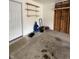 Spacious garage with shelving, offering ample storage space for organization at 10419 Dark Star Dr, Indianapolis, IN 46234