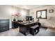 Spacious home office with stylish furnishings and a bright, airy feel at 11710 Prairie Pl, Carmel, IN 46033