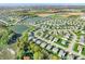 Panoramic aerial view of the community, revealing the neighborhood's layout and surrounding scenery at 12650 Sunrise Dr, Noblesville, IN 46060