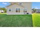 Expansive backyard view, showcasing a well-maintained lawn and the home's exterior at 12650 Sunrise Dr, Noblesville, IN 46060