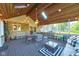 Inviting sunroom with stone accent wall, offering a perfect spot for year-round enjoyment at 13060 Wembly Cir, Carmel, IN 46033