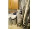 Utility closet with a water heater and filtration system at 145 Goodnight Rd, Martinsville, IN 46151
