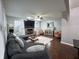 Cozy living room featuring a fireplace, comfortable seating, and stylish decor at 1566 Dorset Dr, Avon, IN 46123