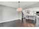 Bright dining room is connected to the open-concept kitchen, perfect for entertaining at 20451 Chatham Hills Blvd, Westfield, IN 46074