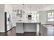 Kitchen with stainless steel appliances and a center island at 20451 Chatham Hills Blvd, Westfield, IN 46074