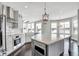 Kitchen featuring a spacious island, stainless steel appliances, and pendant lights at 20451 Chatham Hills Blvd, Westfield, IN 46074