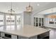 Kitchen island with a view to the dining room at 20451 Chatham Hills Blvd, Westfield, IN 46074