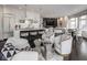Open concept living space featuring a kitchen, living area, and dining area at 333 Massachusetts Ave # 801, Indianapolis, IN 46204