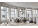 Bright and open living space with large windows and modern decor at 333 Massachusetts Ave # 801, Indianapolis, IN 46204