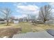 Spacious backyard with a shed, providing ample space for recreation at 7344 Quartz Rock Rd, Indianapolis, IN 46236