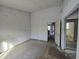Large bedroom with lots of space and an adjoining bath or closet at 1017 Grovewood Dr, Beech Grove, IN 46107