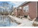 Gorgeous swimming pool with patio, steps to deck and hot tub ready for relaxation at 11727 Windpointe Pass, Carmel, IN 46033
