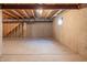Unfinished basement with concrete foundation walls and floors, exposed ceiling joists and utilities at 14461 Brook Meadow Dr, McCordsville, IN 46055