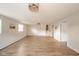Large basement with hardwood flooring, neutral walls, and recessed lighting at 1718 Charles St, Anderson, IN 46013