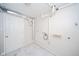 Finished basement with white walls and a utility sink with faucet at 1718 Charles St, Anderson, IN 46013
