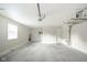Spacious two car garage with garage door opener at 1718 Charles St, Anderson, IN 46013