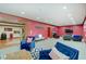 Basement with seating area, TV, wet bar in an entertaining space. Perfect for gatherings at 4754 Austin Trce, Zionsville, IN 46077