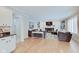 Open floor plan showcasing hardwood floors leading to the spacious living room at 4754 Austin Trce, Zionsville, IN 46077