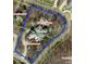 Aerial view highlighting the property's location, layout, and surrounding neighborhood at 5400 W Deer Run Ct, Muncie, IN 47304