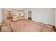 Large kitchen with tile floors and a spacious island, perfect for cooking and entertaining at 5400 W Deer Run Ct, Muncie, IN 47304