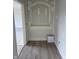 Hallway with arch-shaped shelving at 6641 Stone Pointe Way, Indianapolis, IN 46237