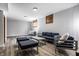 Spacious finished basement with modern furniture, flooring, and natural lighting at 8845 Otter Cove Cir, Indianapolis, IN 46236