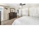 Bedroom featuring carpet, closets, and a staircase to another level at 925 Forest Dr, Anderson, IN 46011