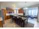 Bright kitchen featuring a large island and adjacent seating area with lots of natural light at 1136 Meriman Dr, Greenwood, IN 46143