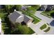 Aerial view of a residential neighborhood with mature trees and well-kept lawns at 1232 Severn Ct, Greenwood, IN 46142