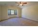 Bright bedroom with vaulted ceiling, bay window, and neutral carpet at 1232 Severn Ct, Greenwood, IN 46142