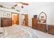 Bright bedroom with dressers, a ceiling fan, and coordinated decor at 1232 Severn Ct, Greenwood, IN 46142