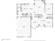 Detailed first-floor plan with labeled garage, kitchen, dining room, study room, and bathroom dimensions at 13750 Hiatt Dr, Carmel, IN 46074