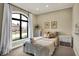 Bright bedroom with a large window and stylish decor at 2071 Eagle Trace Dr, Greenwood, IN 46143