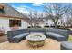 Backyard fire pit surrounded by comfortable outdoor seating, perfect for entertaining at 2071 Eagle Trace Dr, Greenwood, IN 46143