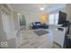 Comfortable living room with cozy seating, modern furniture, and natural light at 401 E Ohio St, Fortville, IN 46040