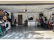 A wide garage with some items stored inside at 720 Mount Rainier Dr, Indianapolis, IN 46217