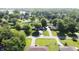 Neighborhood aerial view featuring tree-lined streets and well-maintained homes with spacious lawns at 1231 S Catherwood Ave, Indianapolis, IN 46203