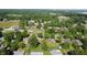 Neighborhood aerial view featuring tree-lined streets and well-maintained homes with spacious lawns at 1231 S Catherwood Ave, Indianapolis, IN 46203