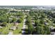 Neighborhood aerial view featuring tree-lined streets and well-maintained homes with spacious lawns at 1231 S Catherwood Ave, Indianapolis, IN 46203