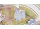 Overhead aerial view of a home highlighting its layout and surrounding neighborhood at 1501 Willshire Dr, Greenwood, IN 46143