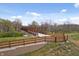 Picturesque view of a bridge with wood fence and stone base at 1842 Milburn St, Indianapolis, IN 46202