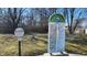 Central Canal Towpath directory with maps and trail hours on a sunny day at 1842 Milburn St, Indianapolis, IN 46202