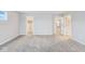 Spacious bedroom with multiple doors, closet and soft neutral carpet at 20238 Allegheny Ln, Westfield, IN 46074